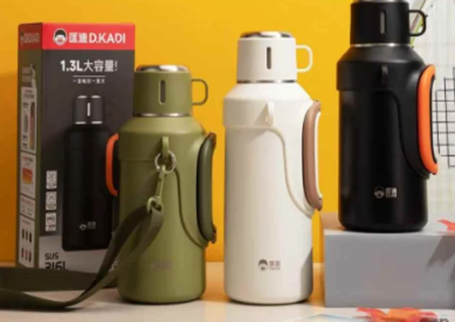 D.kadi KD9106 Vacuum Bottle  - 1L