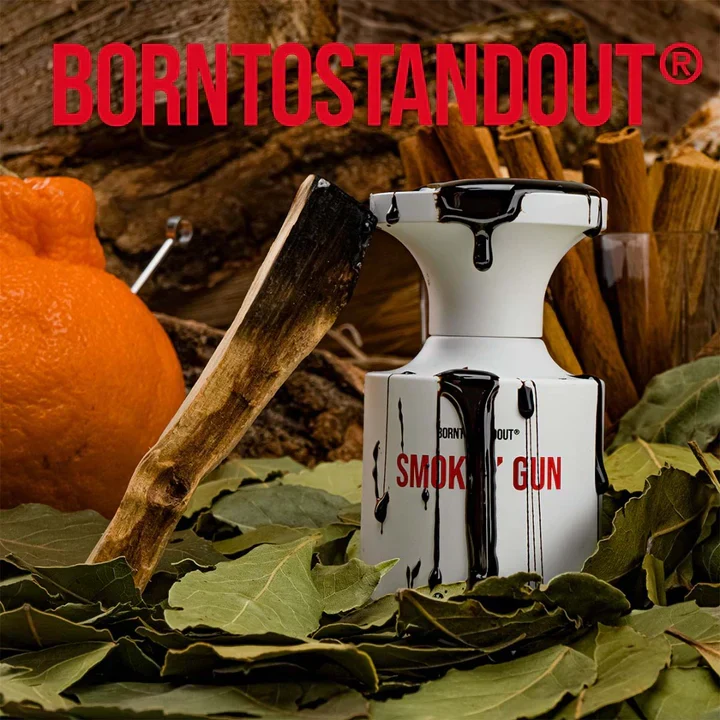 Borntostandout Smokin' Gun EDP For Unisex - 50 ml
