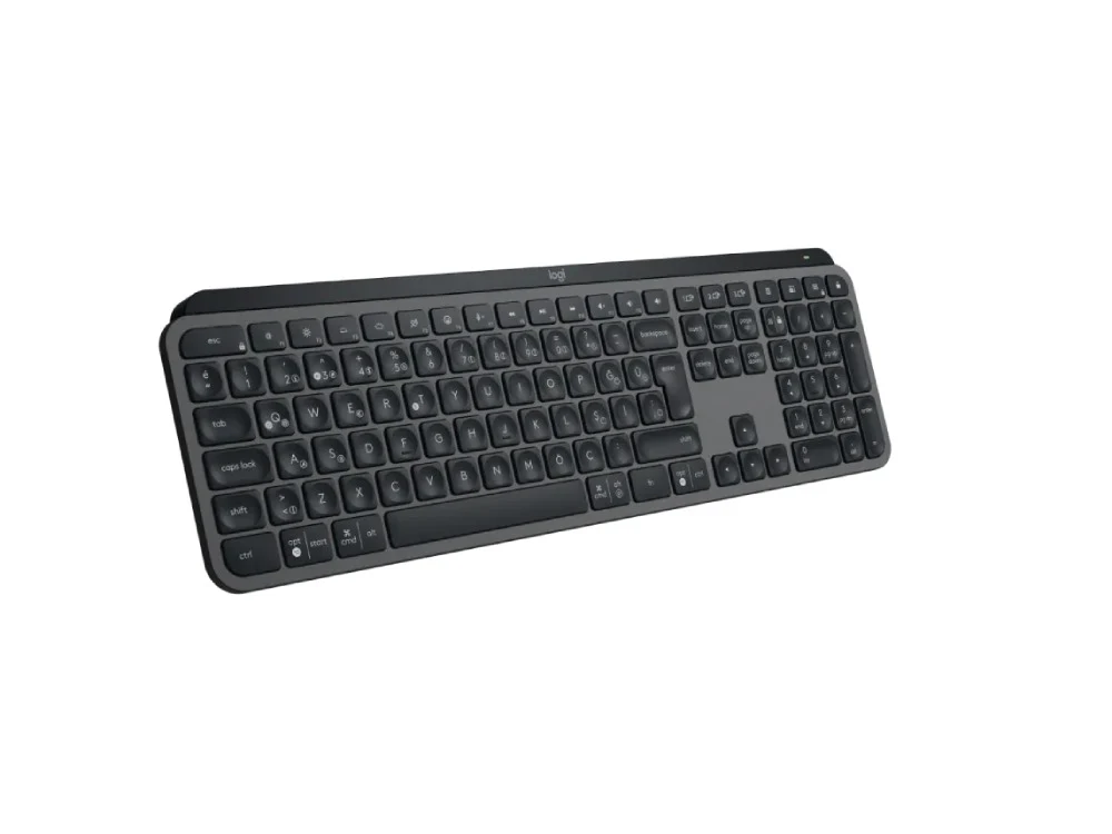 Logitech, Max Keys S Advanced Wireless Illuminated Keyboard - Graphite