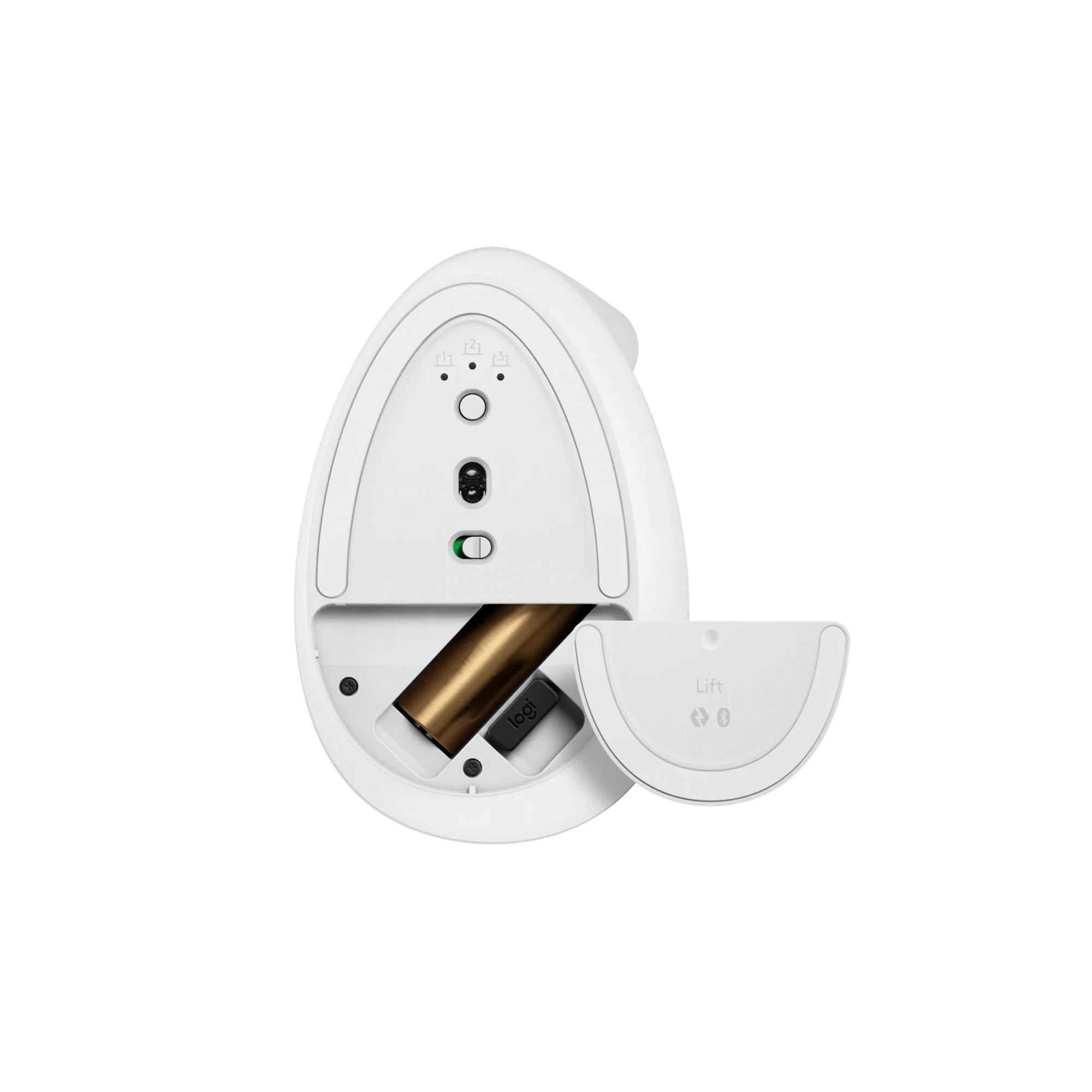 Logitech, Lift Vertical Ergonomic Bluetooth/Wireless Mouse