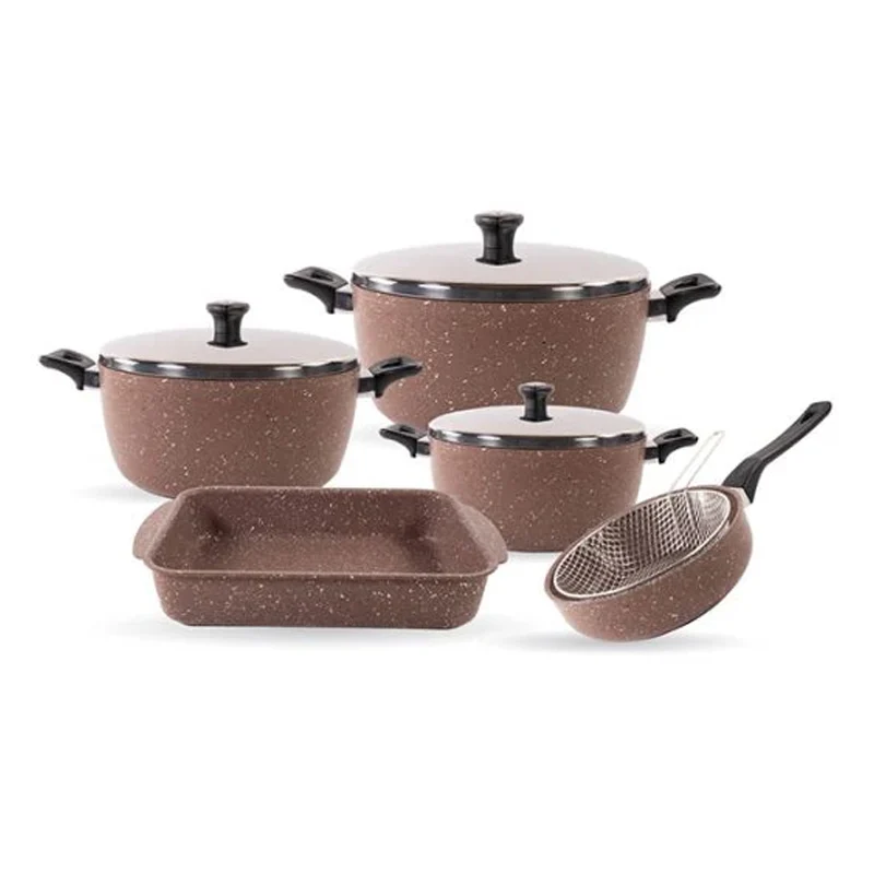 Saflon 9 PCS Cookware Set