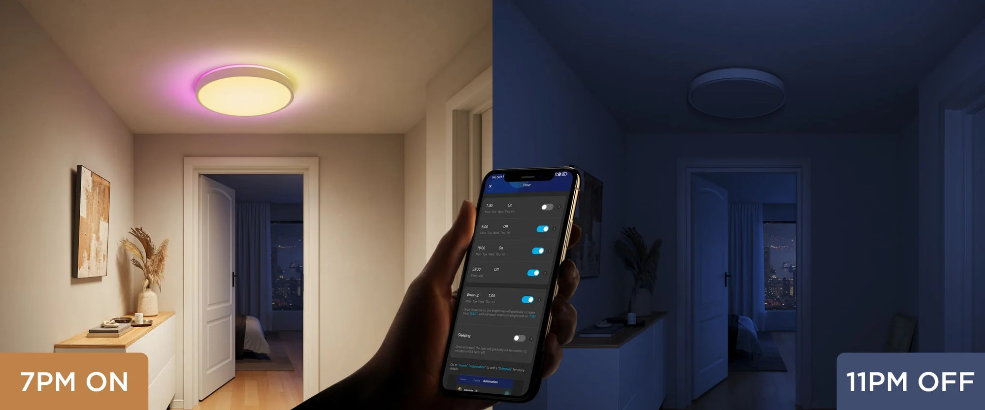 Govee 38cm RGBICWW Smart Ceiling Light Pro - H60A6