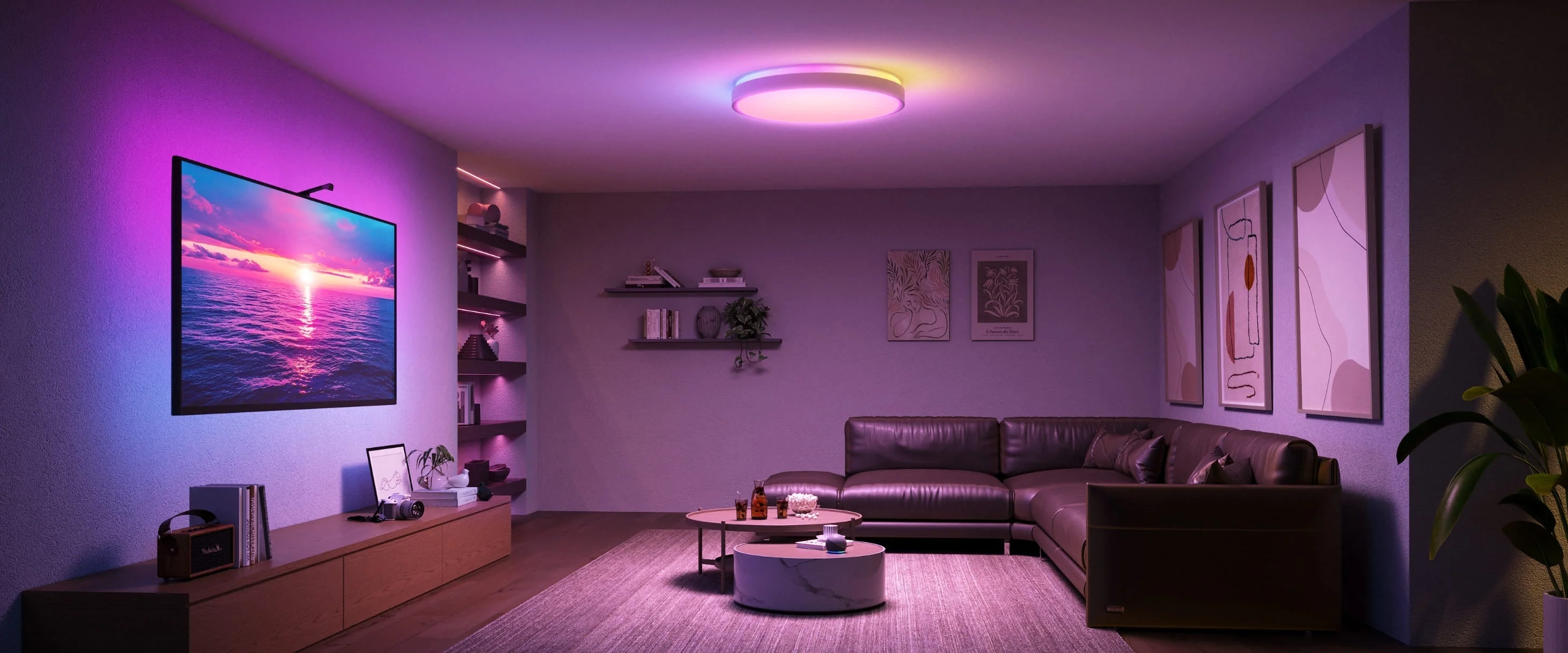 Govee 38cm RGBICWW Smart Ceiling Light Pro - H60A6