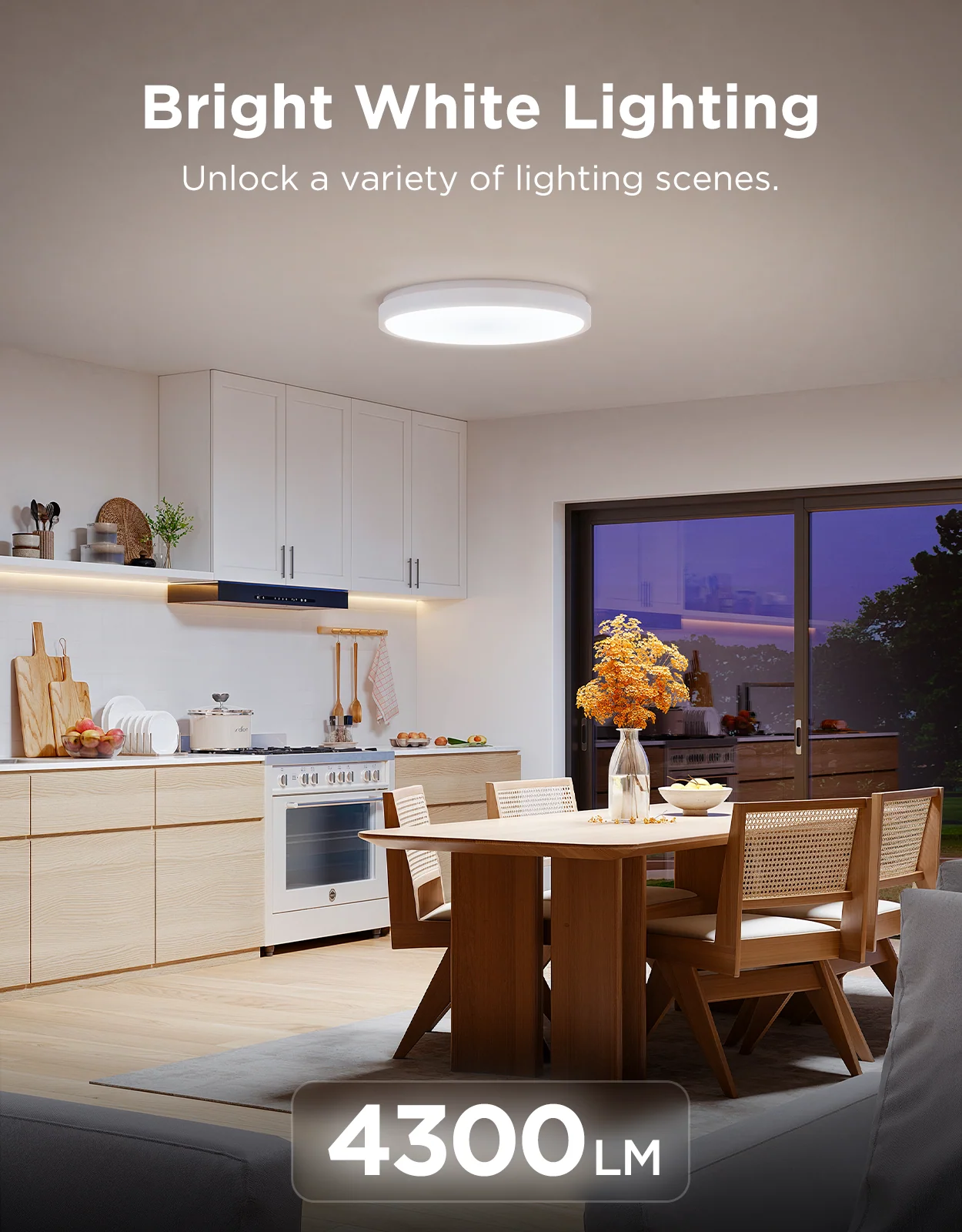 Govee 38cm RGBICWW Smart Ceiling Light Pro - H60A6