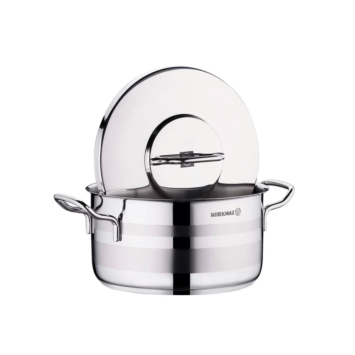 Korkmaz Astra2 A2027 Stainless Steel Casserole – 28x16 cm | 9.5L