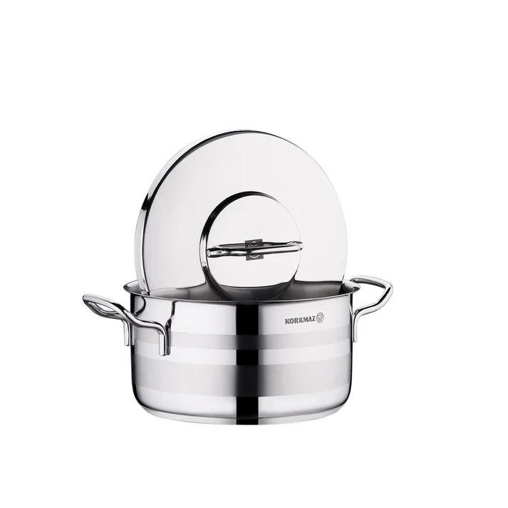 Korkmaz Astra2 A2022 Premium Stainless Steel Casserole – 18x10 cm | 2.6L