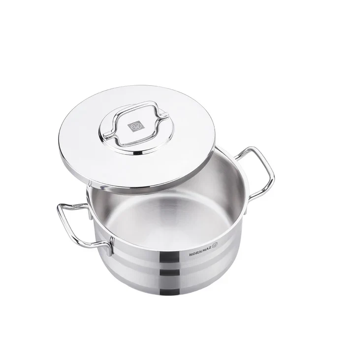 Korkmaz Astra2 Stainless Steel Casserole – 16 cm (1.8L) - Model A2021