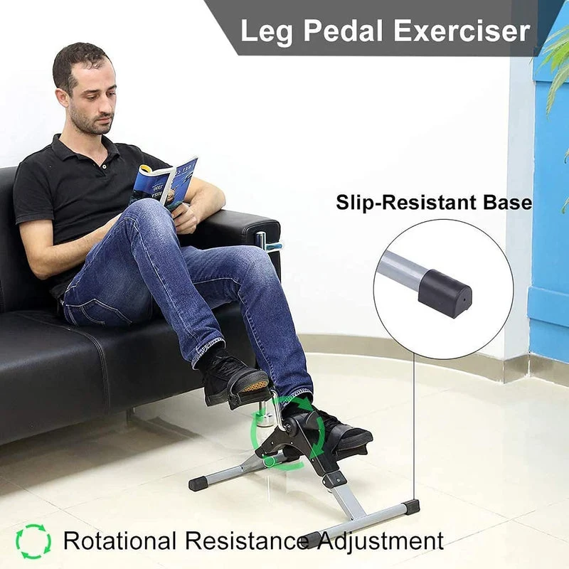 TB Modern Portable Leg Exercise Bike with Foldable Screen