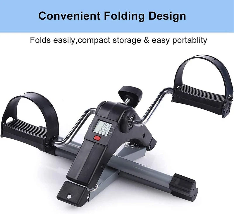 TB Modern Portable Leg Exercise Bike with Foldable Screen