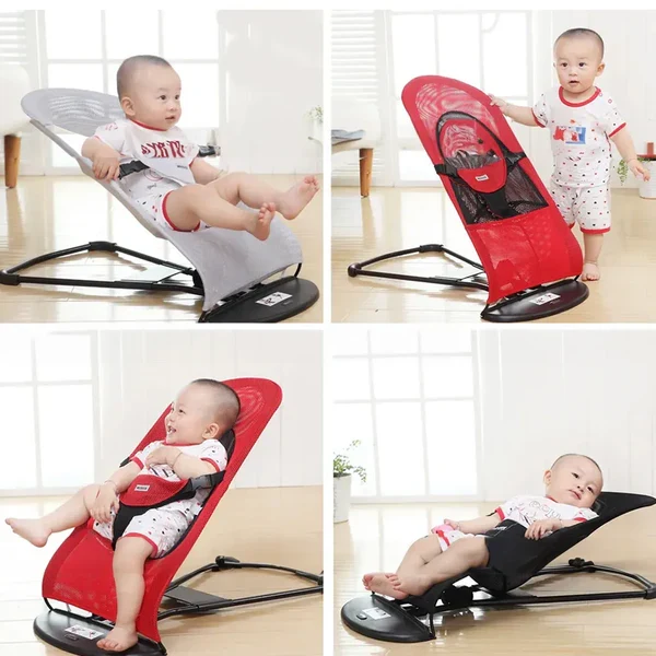 Angel Baby Rocker 12 Months and Up - Red كرسي اطفال هزاز