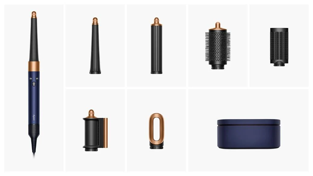 Dyson Airwrap I.D. Multi-Styler & Dryer Straight+Wavy HS08 - Prussian Blue/Rich Copper