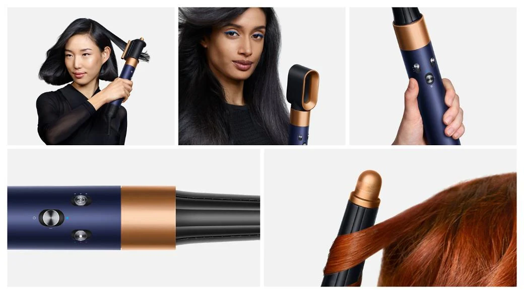 Dyson Airwrap I.D. Multi-Styler & Dryer Straight+Wavy HS08 - Prussian Blue/Rich Copper