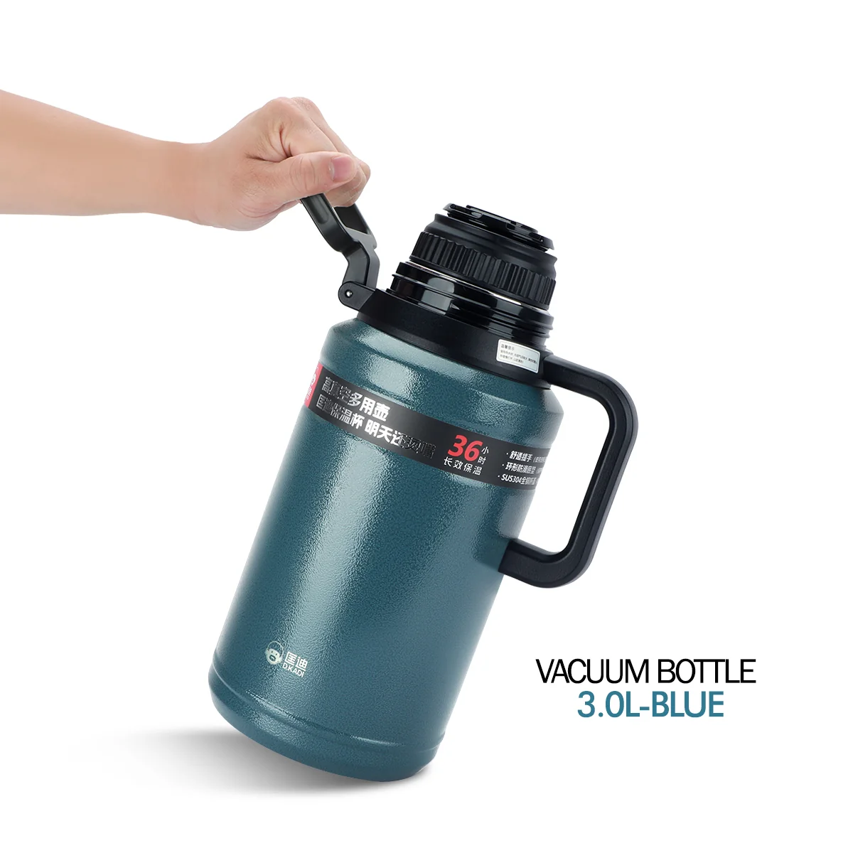 D.kadi -  vacuum Bottle  3L-Blue