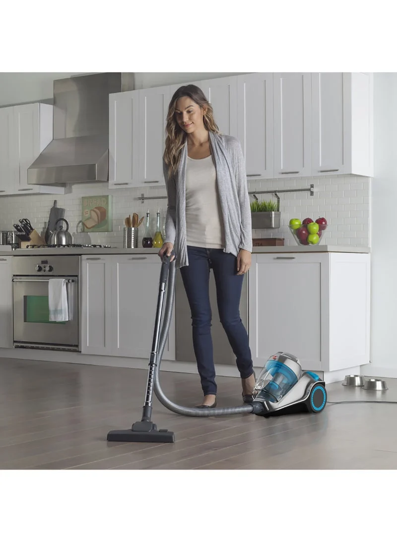 Hoover Power 7 Canister Vacuum Cleaner, 2400W, 4Liters, HC84-P7A-ME - Black/Silver