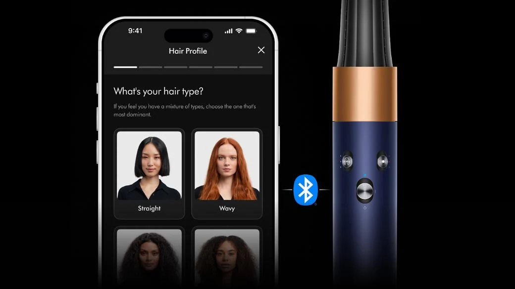 Dyson Airwrap I.D. Multi-Styler & Dryer Straight+Wavy HS08 - Prussian Blue/Rich Copper