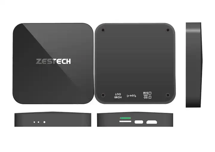 ZESTECH Carplay 6225 Android Ai Box - 4GB RAM - 64 GB Storage - Black