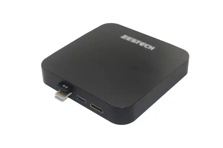ZESTECH Carplay 6225 Android Ai Box - 4GB RAM - 64 GB Storage - Black