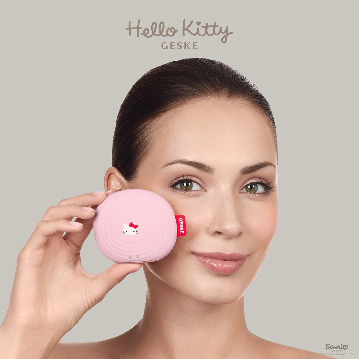 Sonic Facial Brush Hello Kitty - 4 in 1-PINK