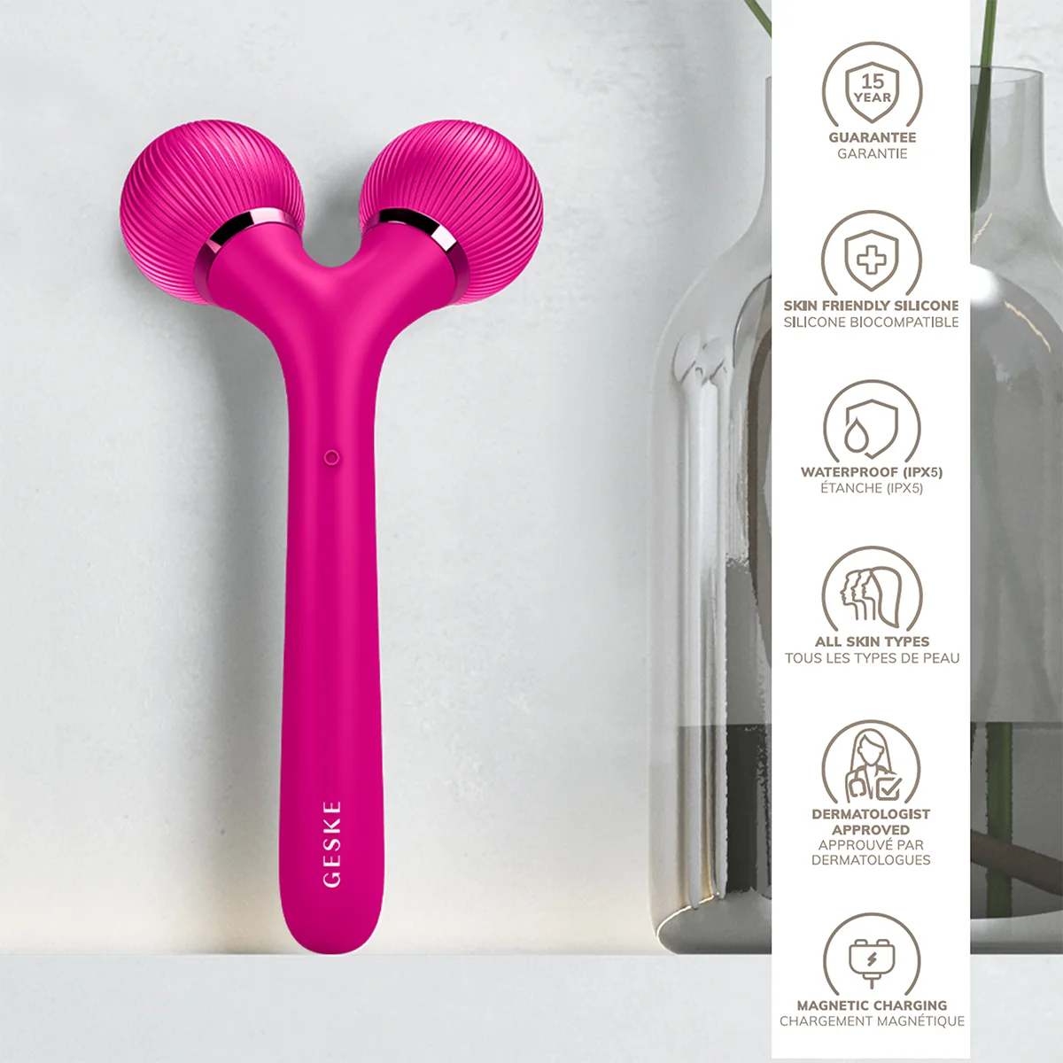 Sonic Facial & Body Roller - 4 in 1