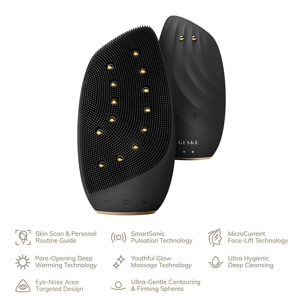 Sonic Thermo Facial Brush & Face lifter - 8 in 1
