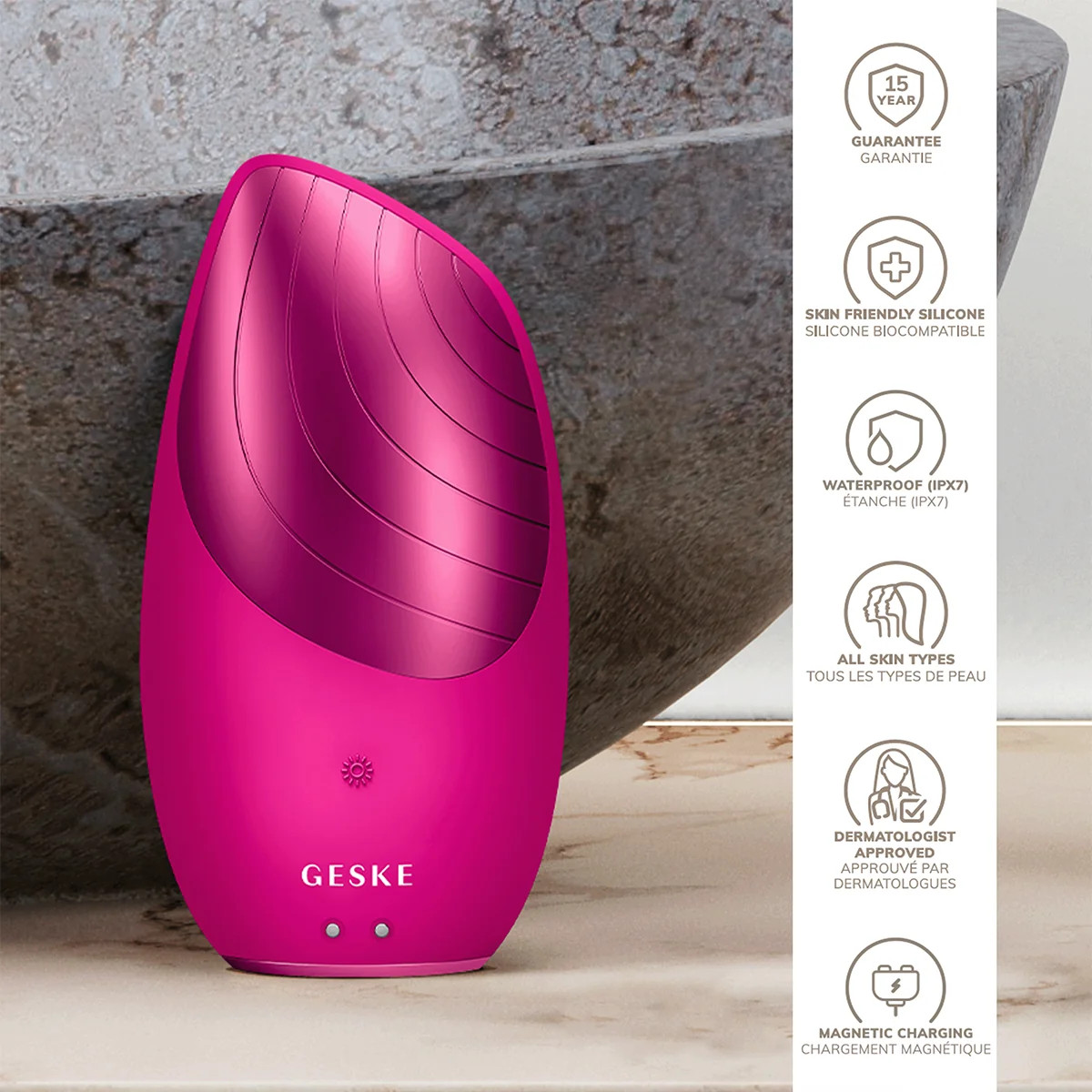Sonic Thermo Facial Brush - 6 in 1