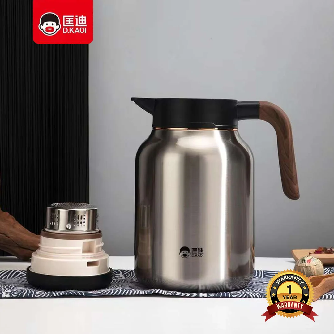 D.kadi 9068 Vacumm Bottle  1.8L-SILVER