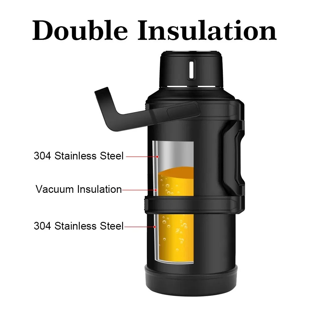 D.kadi KD9104 Vacuum Bottle 4L - Green