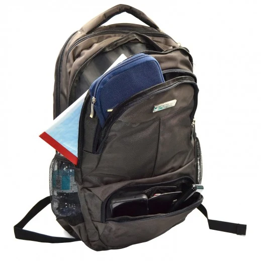 Polo Backpack Club Excellent Soft Waterproof - 19 Inch - Brown
