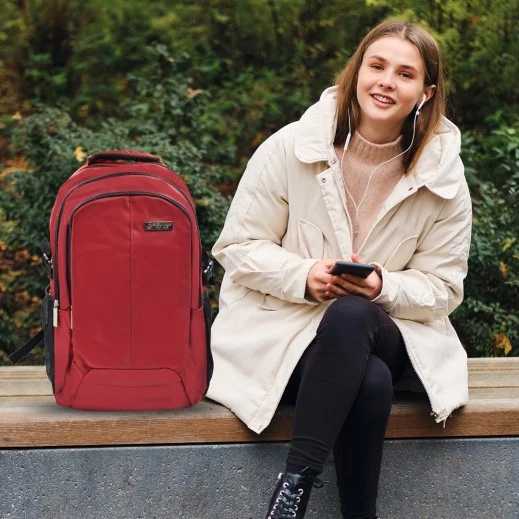 Polo Backpack Club Genius Soft  Waterproof - 19 Inch - Red