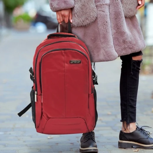 Polo Backpack Club Genius Soft  Waterproof - 19 Inch - Red