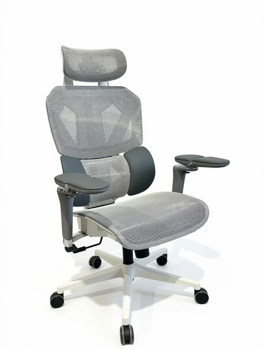 Sades Phoenix SA-AD10 Adjustable Mesh Gaming Chair with 6D Armrest - White
