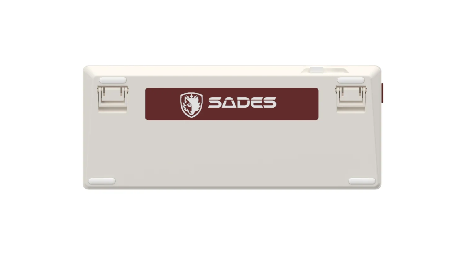 Sades Phantom Wolf 75 Ultra Compact 75% Tri Mode connection Mechanical Keyboard With Premium Aluminum Knob - Bordeaux Red