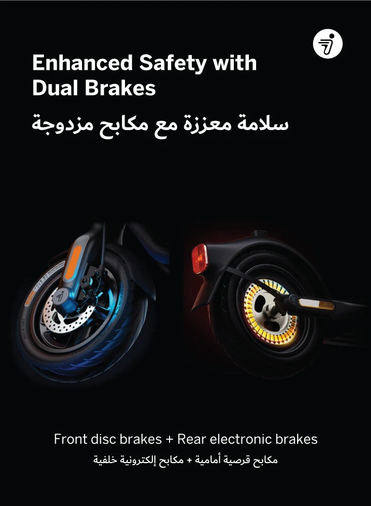 Segway Ninebot F2 PRO Electric Kick Scooter, Top Speed 25Km/H
