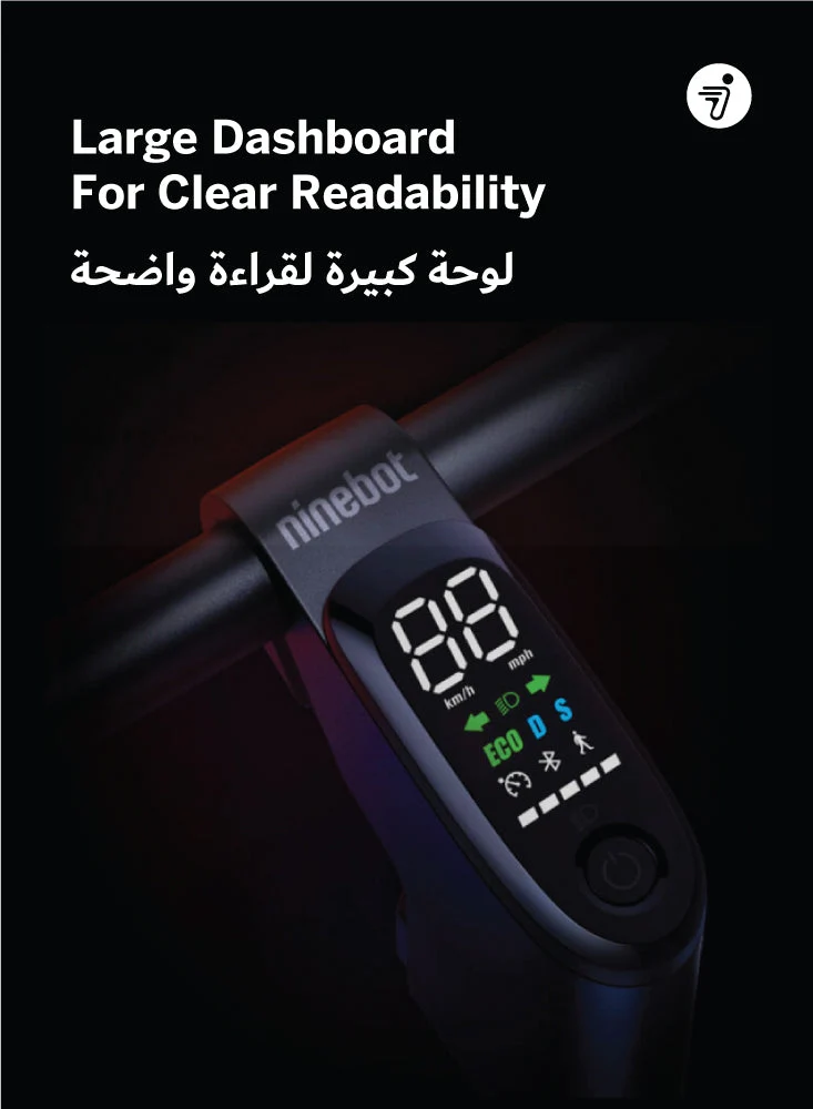 Segway Ninebot F2 PRO Electric Kick Scooter, Top Speed 25Km/H