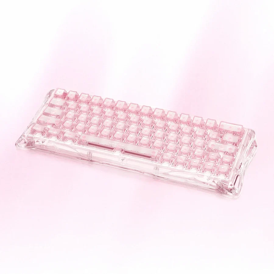 GravaStar Mercury V60 60% Hall Effect Magnetic Switch Gaming Keyboard - Crystal Rose