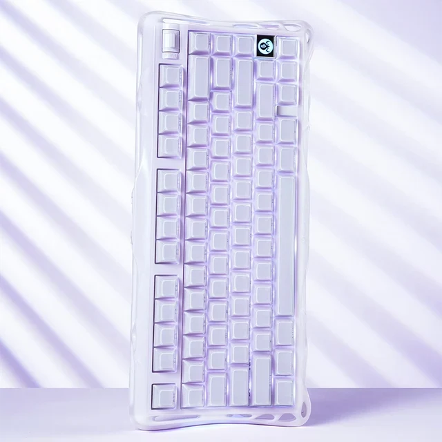 GravaStar Mercury K1 75% Wireless Mechanical Gaming Keyboard Special Edition - Lavender Purple