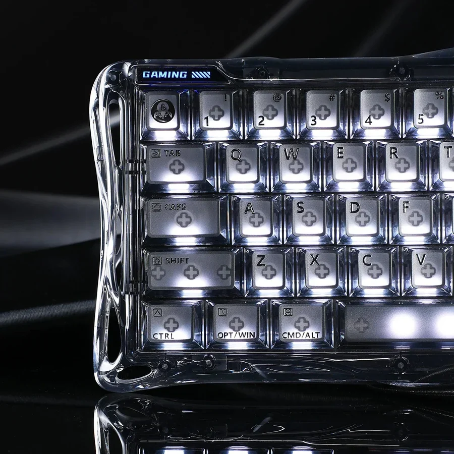 GravaStar Mercury V60 60% Hall Effect Magnetic Switch Gaming Keyboard - Onyx Crystal