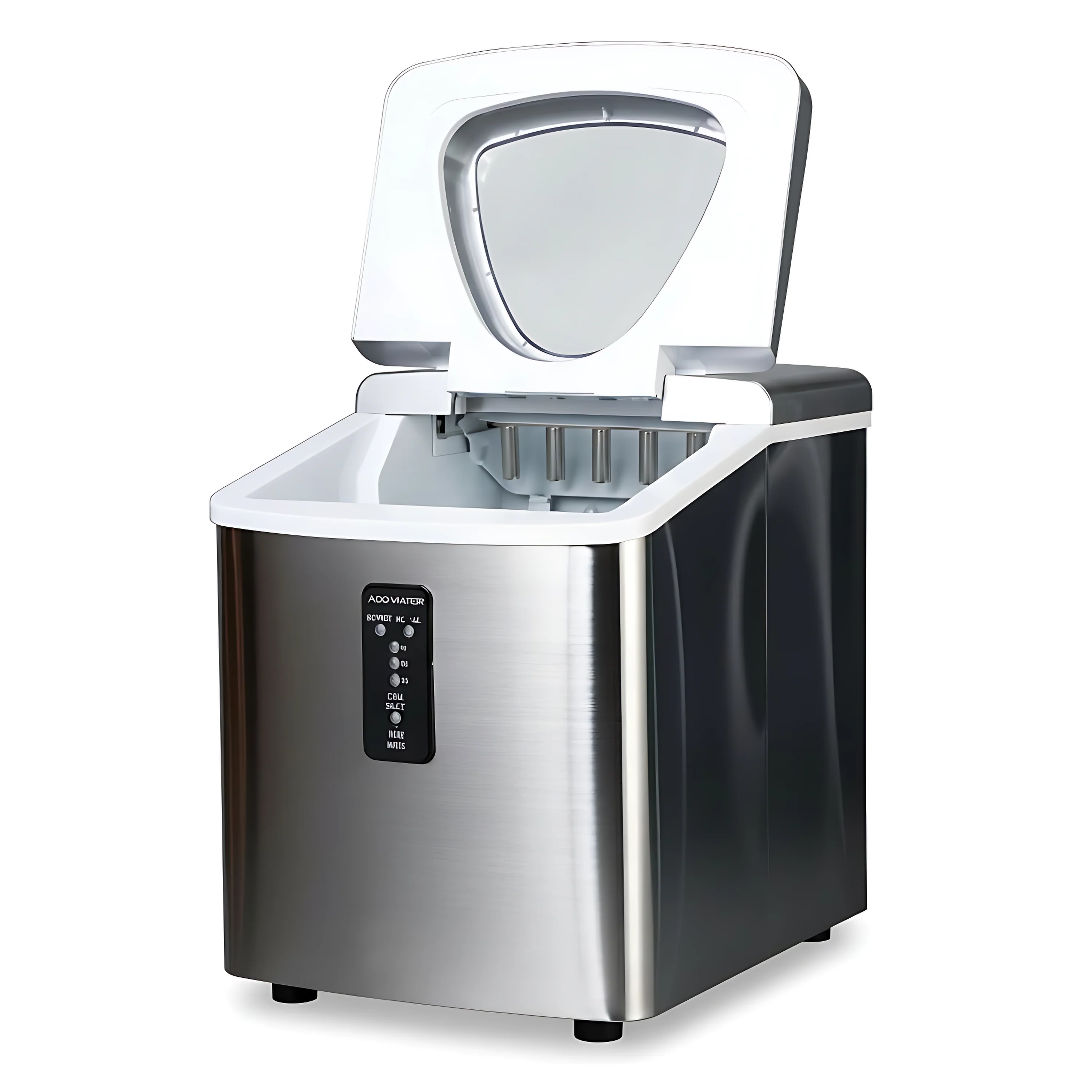 Frigidaire Ice Maker 15KG 120W, Countertop Ice Machine - Stainless Steel (FDIM-06)