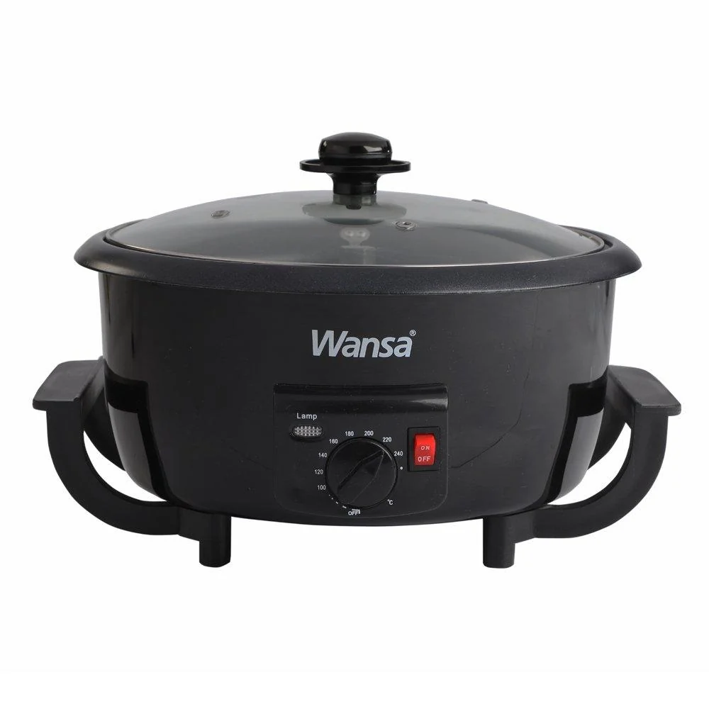 Wansa Coffee Roaster and Pop Corn Maker 800W 2L – Black