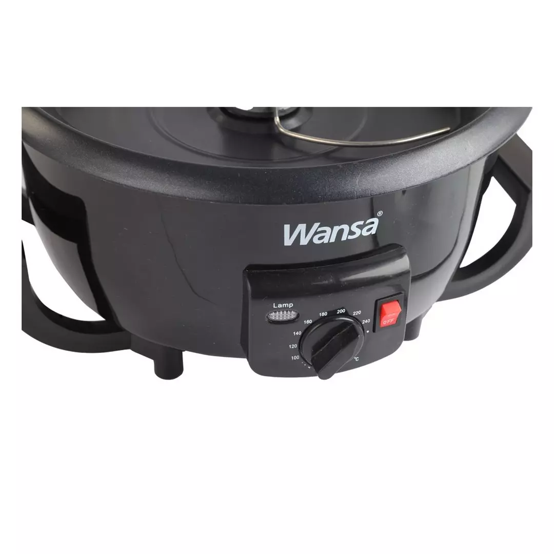 Wansa Coffee Roaster and Pop Corn Maker 800W 2L – Black