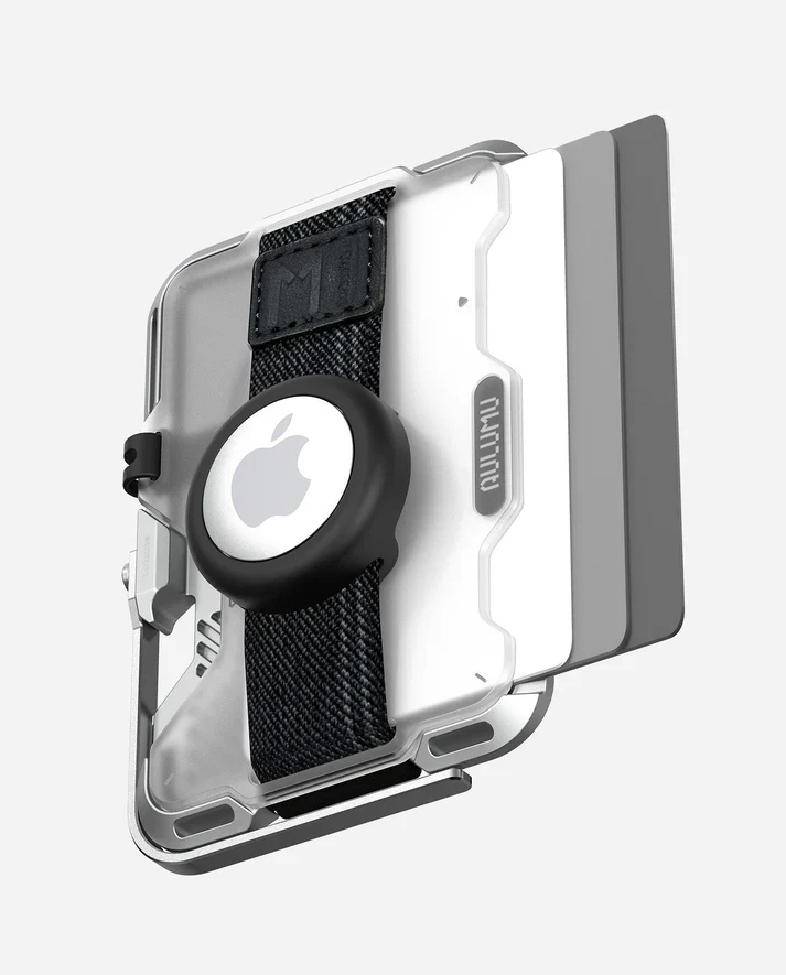 AULUMU G03 Multi-Tool Magnetic Metal Wallet Frosted Cover - Translucent White