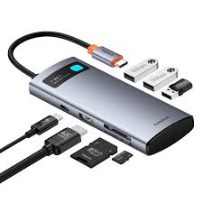 Baseus Metal Gleam 7-Port HUB - Grey