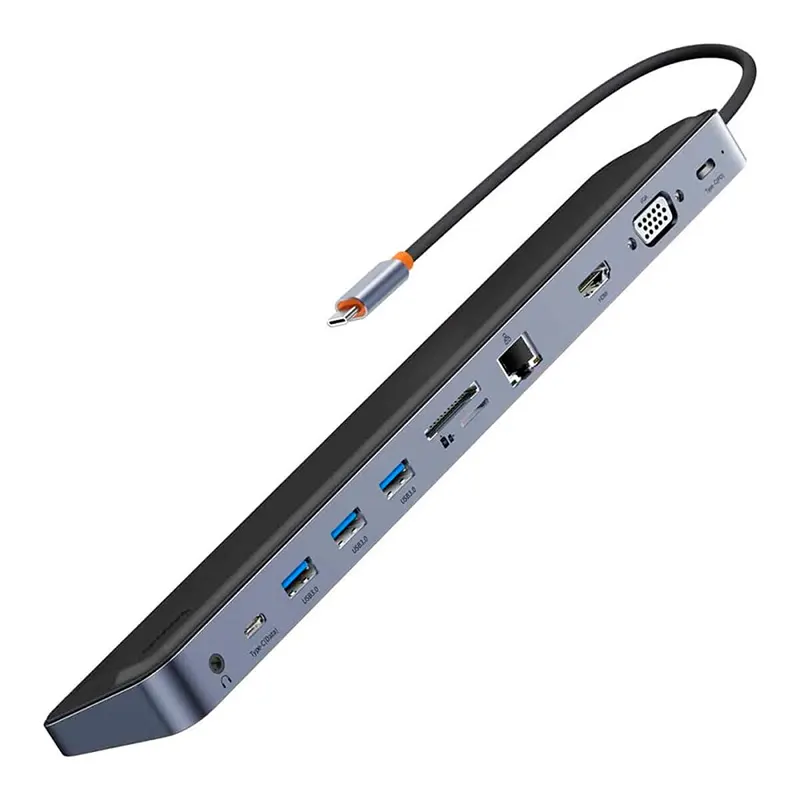 Baseus Elite Joy EH3 12-in-1 HUB With Stand - Space Grey