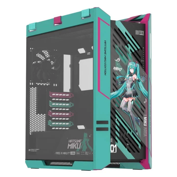 Gaming PC Ryzen 9 Hatsune Miku Edition, Ryzen 9 9950X3D, RTX 5090 32GB, 64GB Ram DDR5 6000MHz, 4TB SSD NVMe, Windows 11 PRO
