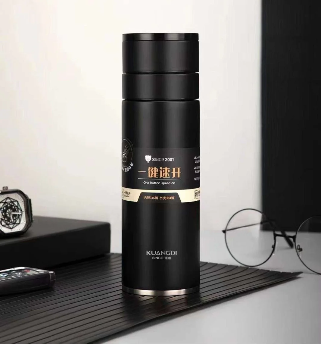D.Kadi KD5177 One Touch Cup 420ML, Grey