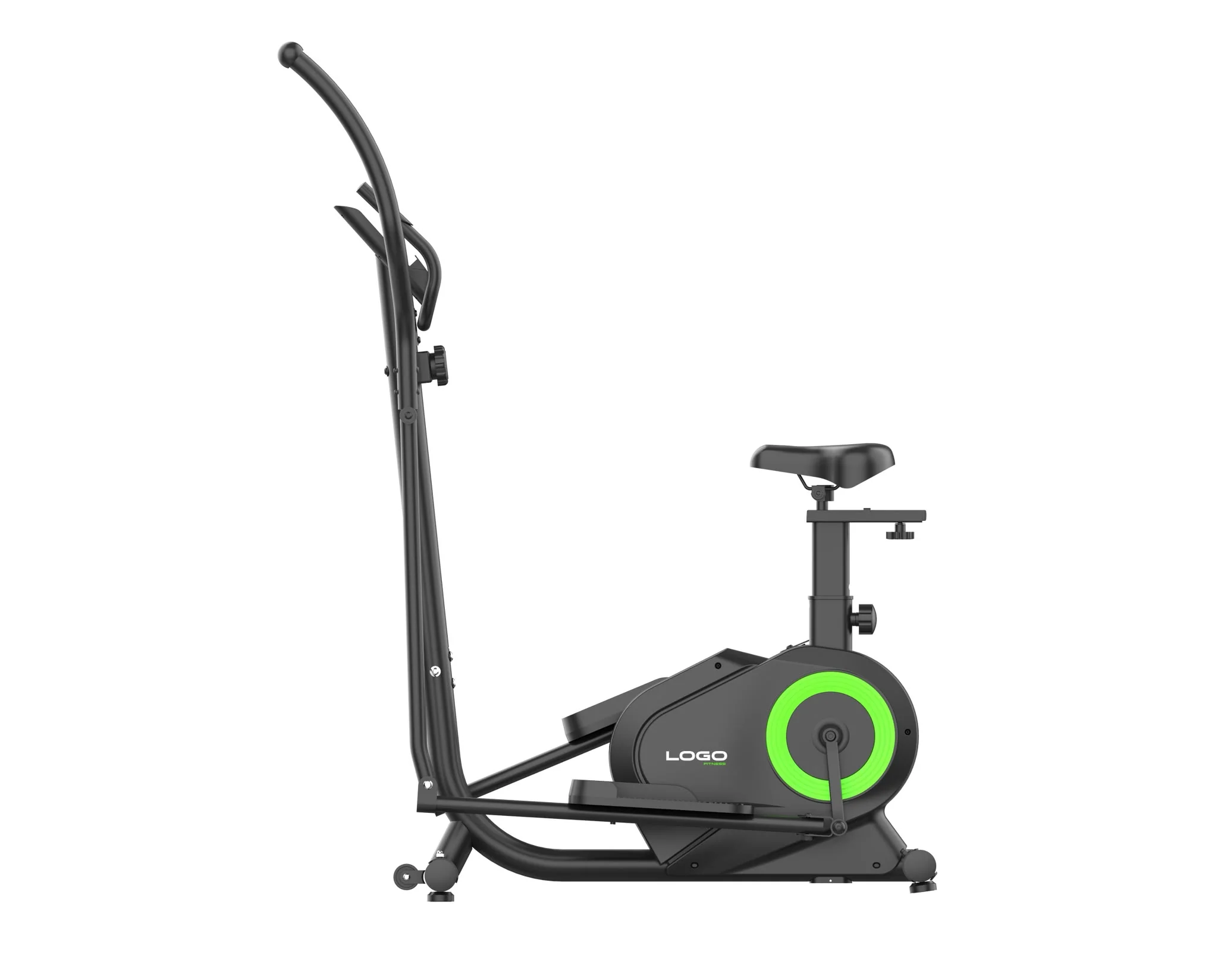 Black Bull 2-in-1 Elliptical Cross Trainer with Seat, 120KG Capacity (Free installation)
