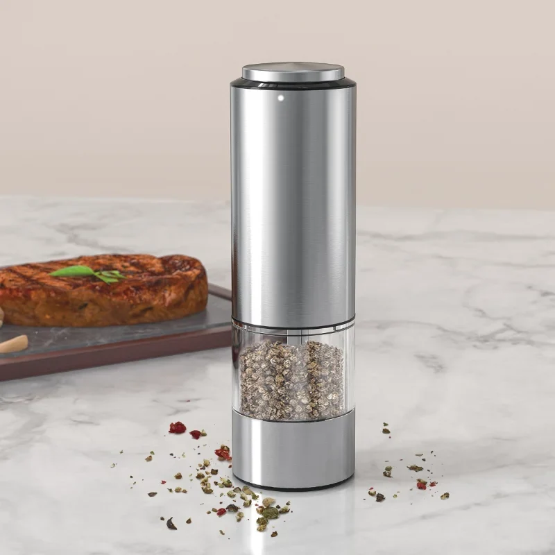Orca Rechargeable Salt and Pepper Mill Stainless Steel - 70ml