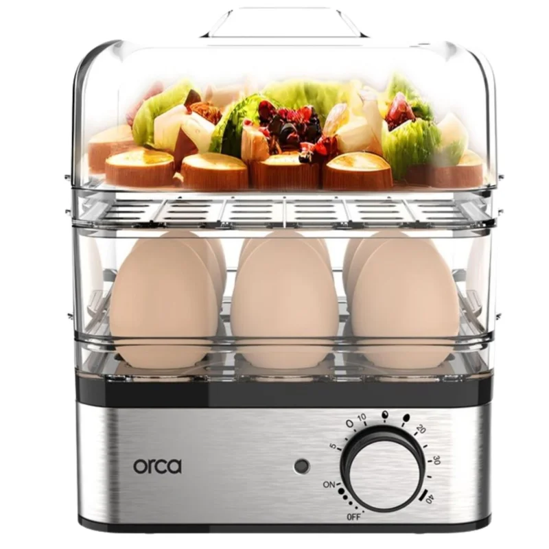 Orca Egg Boiler 8 Eggs Stainless Steel - 400W