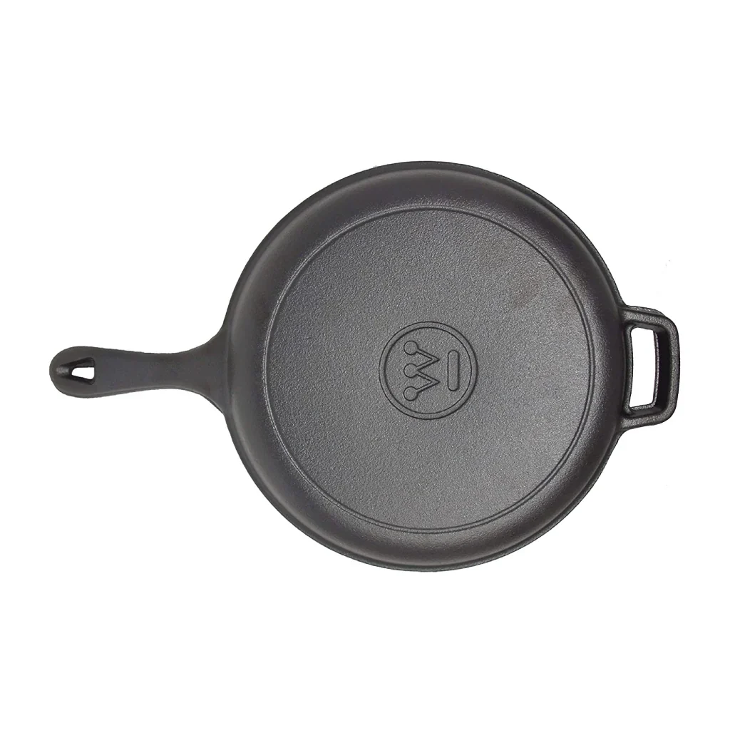 Westinghouse 3-Quart Pre-Seasoned Cast Iron Dutch Oven with 10.25-Inch Skillet Lid – Black