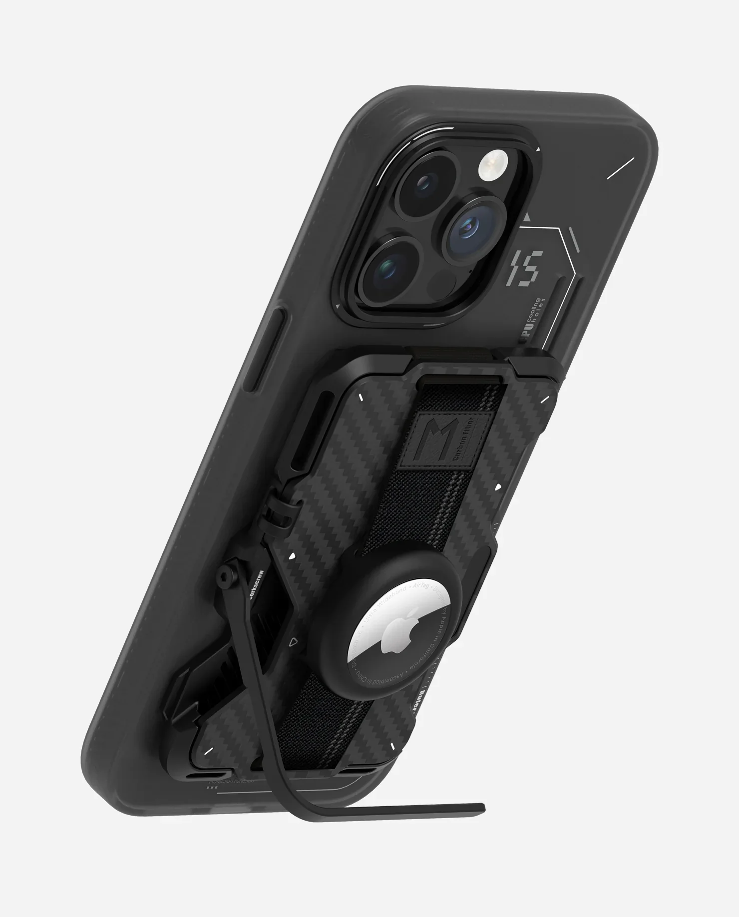 AULUMU G03 Multi-Tool Magnetic Metal Wallet Carbon Cover - Carbon Fiber